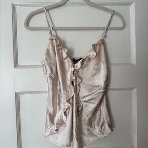 Lulu's Light Pink Ruffle Camisole